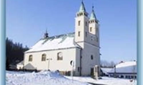 Beskydy - Horní Bečva - kostel v Horní Bečvě