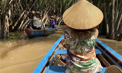 Okruh Vietnamem za přírodními krásami i památkami Unesco - Na řece Mekong