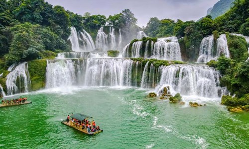 Přírodní skvosty severního Vietnamu - Ban Gioc Waterfall