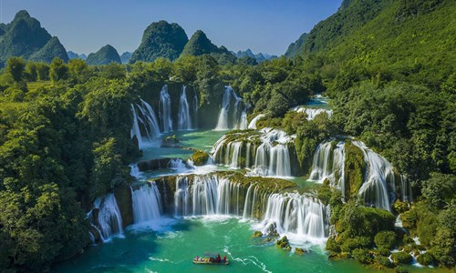 Přírodní skvosty severního Vietnamu - Ban Gioc Waterfall