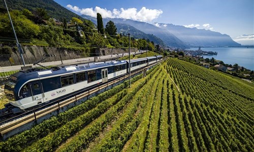 Vlakem a lodí od Jungfrau až pod Mont Blanc