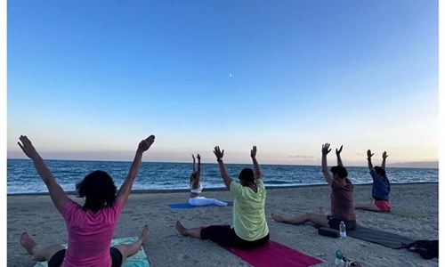 Jóga v Kalábrii s koupáním