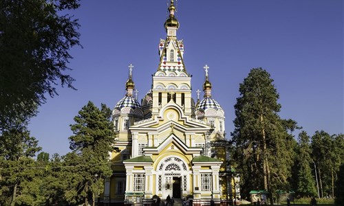Národní parky a města Kazachstánu - Almaty - Chrám Nanebevstoupení Páně