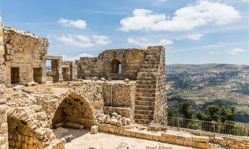 Velký okruh Jordánskem - hrad Ajloun