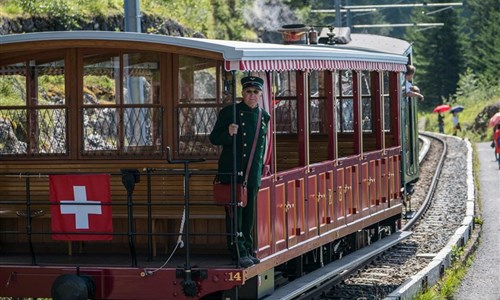 Luzern, Pilatus a parní zubačka na Rigi - vagon