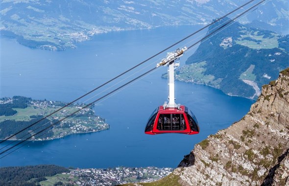 Luzern, Pilatus a parní zubačka na Rigi