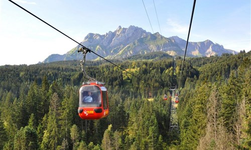 Luzern, Pilatus a parní zubačka na Rigi - lanovka na Pilatus
