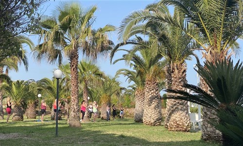 Hotel Poggio di Tropea*** - Hotelová zahrada na cvičení