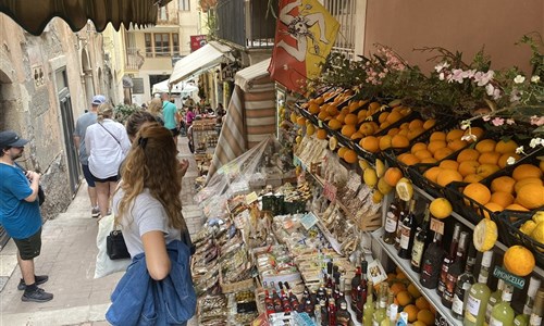 To nejlepší ze Sicílie - letecky - Taormina uličky