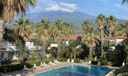 To nejlepší ze Sicílie - letecky - výhled z hotelu na Etnu