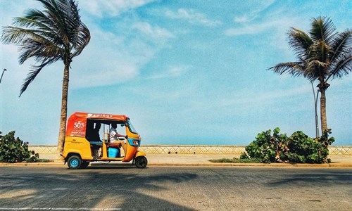 Jižní Indie - hinduistické klenoty a pohoda pláží - pláž v Pondicherry