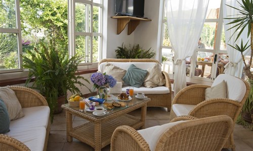 Hotel Villa Melodie*** - Ischie, Villa Melodie, vnitřní posezení