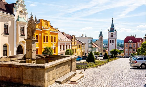 Šumavské toulky za historií, hrady a jezery - náměstí Vimperk