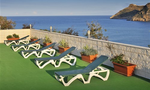 Hotel Kaktus Albir**** - Španělsko, Costa Blanca, Playa de Albir - hotel Kaktus Albir, sluneční terasa na střeše