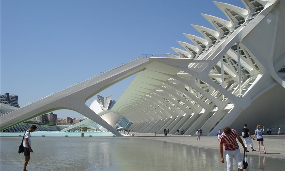 Bílé pobřeží mezi Valencií a Alicante