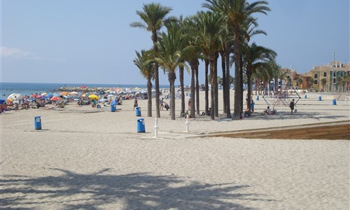 Bílé pobřeží mezi Valencií a Alicante