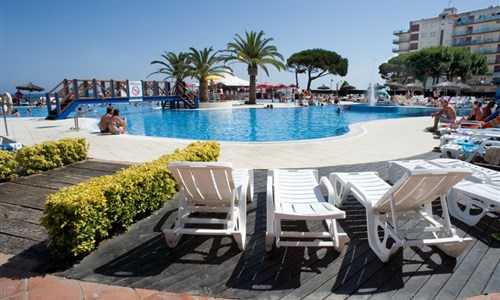 Hotel Tahiti Playa**** - vlastní doprava - Španělsko, Costa Brava, Santa Susana - hotel Tahiti Playa lux, bazén