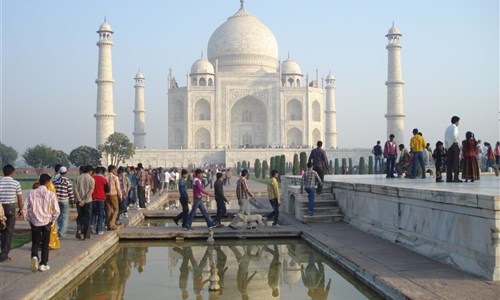Indie, zlatý trojúhleník - Taj Mahal