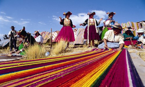 Peru od A do Z včetně Amazonie - Puno-tkalci