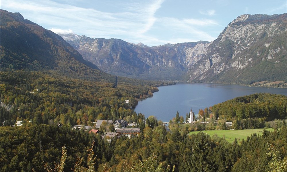 Julské Alpy a jezera Bled a Bohinj