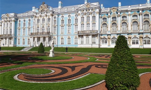 Petrohrad, letecký poznávací zájezd - Puškin - Kateřinský palác