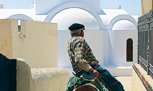 Velký okruh Řeckem - autobusem - Santorini