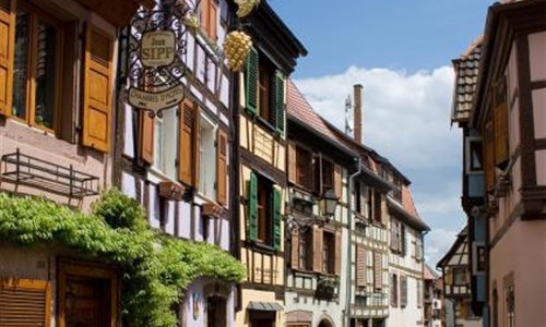 Kouzelné Alsasko, Lotrinsko - Ribeauvulle houses