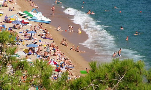 Lloret de Mar - Španělsko, Costa Brava - Lloret de Mar, centrální pláž