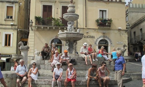 Rychlovlaky napříč Itálií - Sicílie - Taormina