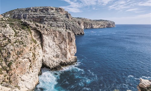 Malta - srdce Středomoří - Malta, útesy Dingli