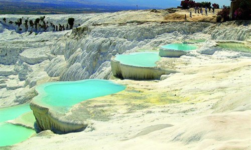 Pamukkale, Kappadokie, Antalya - Turecko - Pamukkale