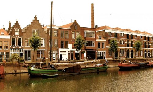 Rotterdam - město vody a jiřinkové korzo - Holandsko - letecky