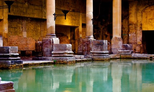 Perly starobylé Anglie - Bath - římské lázně