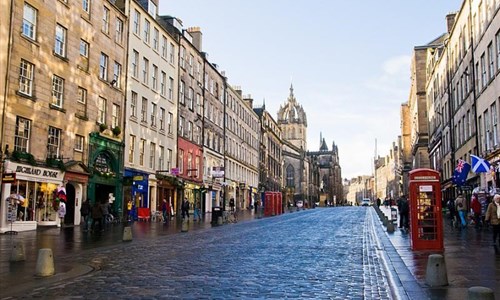 Anglie, Skotsko, Wales - autobusem - Edinburgh - Royal Mile