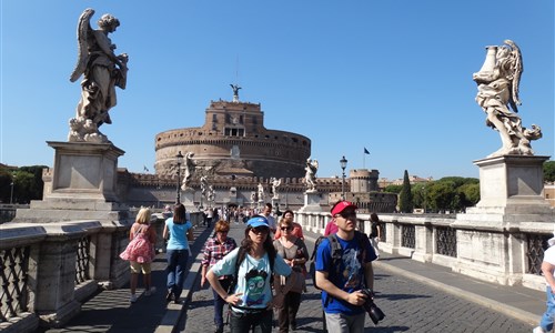 Florencie, Řím, Neapol, Pompeje, Benátky - Řím - Andělský hrad